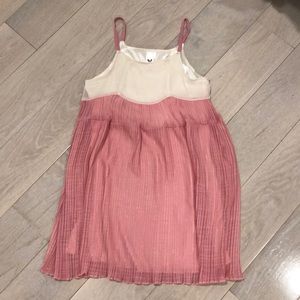 Limeapple beautiful dress.  Pink & cream.  Sz 7.